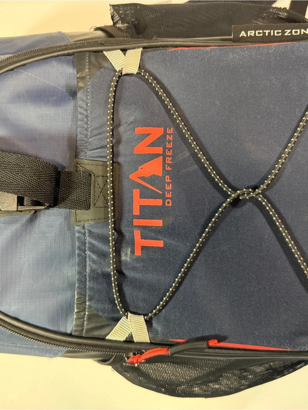 Titan Deep Freeze Navy Blue Insulated Backpack Cooler by Arctic Zone